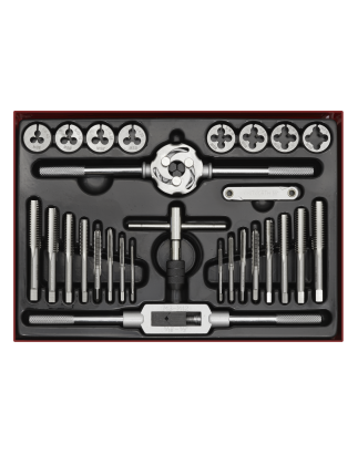 Imperial Tap & Die Set Split Dies BSW 28pc