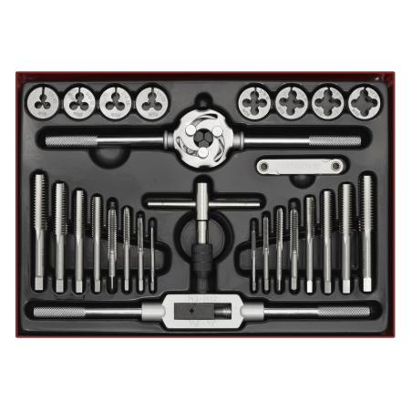 Imperial Tap & Die Set Split Dies BSW 28pc