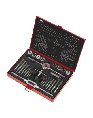 Imperial Tap & Die Set Split Dies BSW 28pc