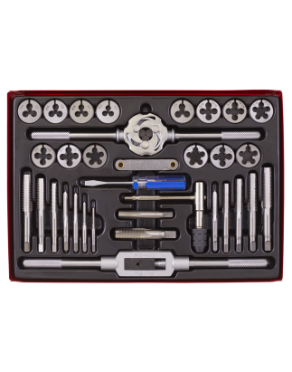 Metric/UNF/BSP Tap & Die Set Split Dies 33pc