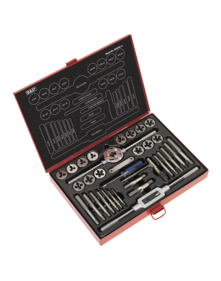 Metric/UNF/BSP Tap & Die Set Split Dies 33pc