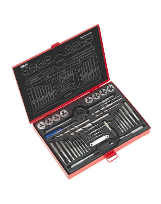 Metric Tap & Die Set Split Dies 37pc