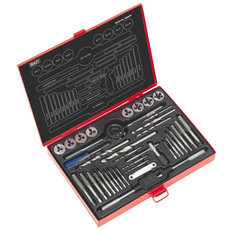 Metric Tap & Die Set Split Dies 37pc