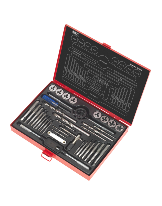 Metric Tap & Die Set Split Dies 37pc