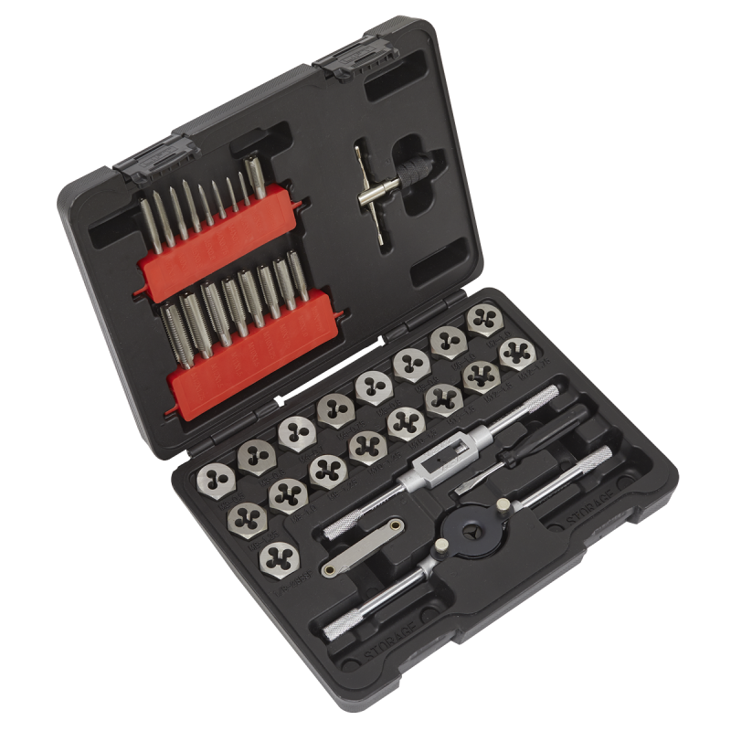 Metric Tap & Hex Die Set 39pc