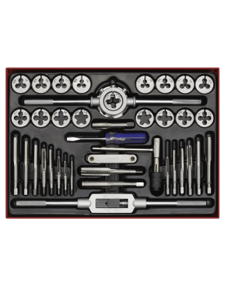 Metric Tap & Die Set Split Dies 40pc