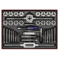 Metric Tap & Die Set Split Dies 40pc