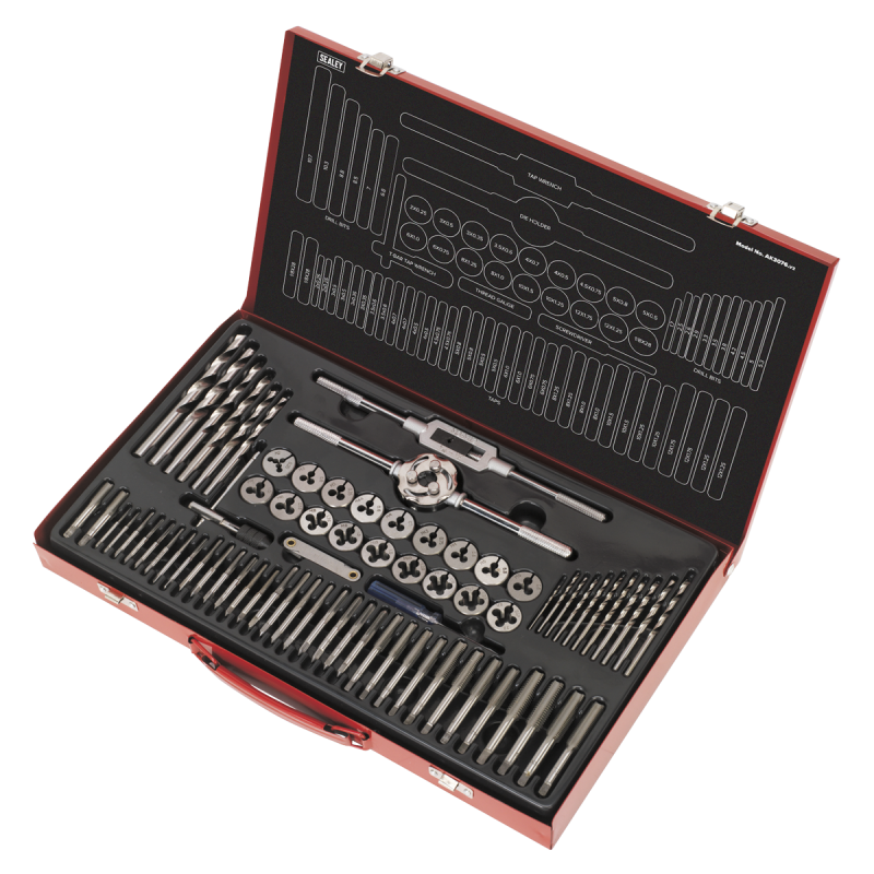 Metric Tap & Die Set Split Dies 76pc