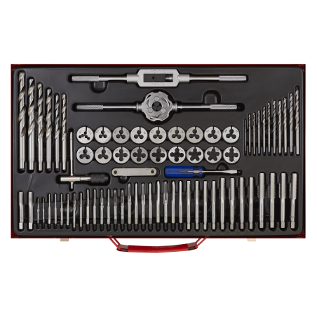 Metric Tap & Die Set Split Dies 76pc