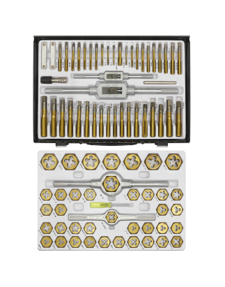 Metric & SAE/Imperial Hexagonal Tap & Die Set 86pc