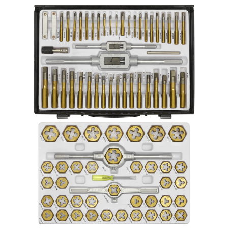 Metric & SAE/Imperial Hexagonal Tap & Die Set 86pc