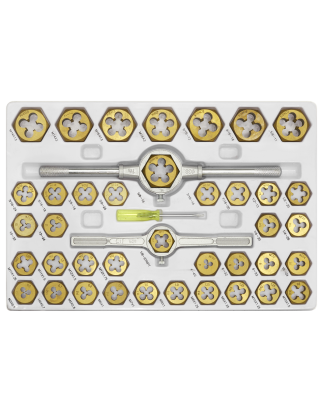 Metric & SAE/Imperial Hexagonal Tap & Die Set 86pc