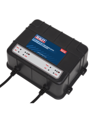 6/12V Two Bank Auto Maintenance Charger 10A (2 x 5A)