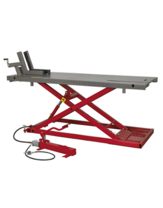 Heavy-Duty Air/Hydraulic Motorcycle Lift 680kg Capacity