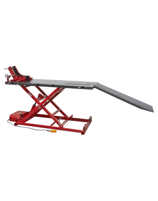 Heavy-Duty Electro/Hydraulic Motorcycle Lift 680kg Capacity