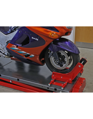 Heavy-Duty Electro/Hydraulic Motorcycle Lift 680kg Capacity