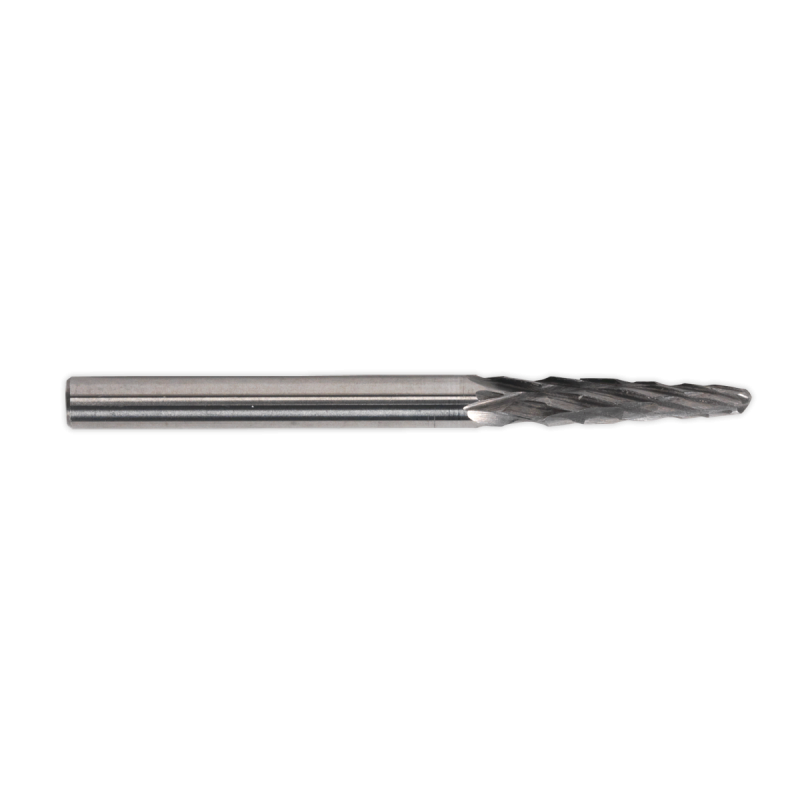 Micro Carbide Burr Ball Nose Taper 3mm Pack of 3