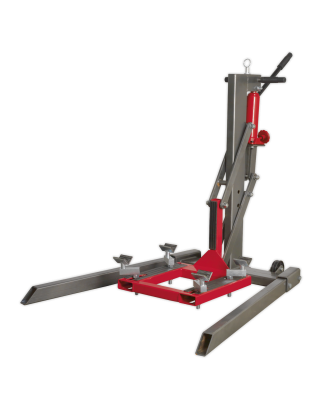 Single Post Hydraulic Portable Motorcycle Lift 450kg Capacity