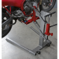 Single Post Hydraulic Portable Motorcycle Lift 450kg Capacity