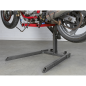 Single Post Hydraulic Portable Motorcycle Lift 450kg Capacity