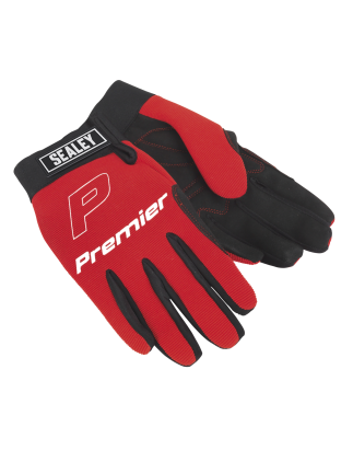 Premier Mechanic's Gloves Padded Palm - Large Pair