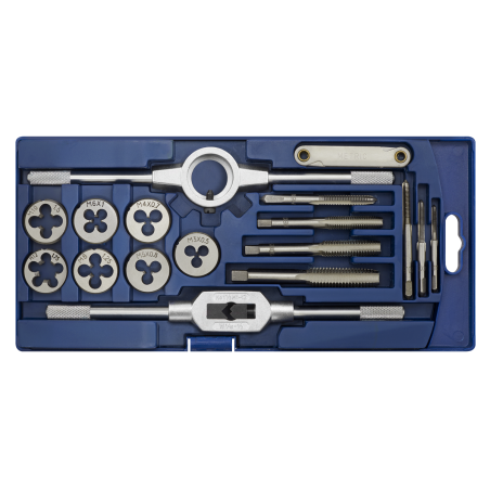 Metric Tap & Die Set 17pc