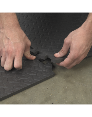 Interlocking EVA Foam Workshop Mat Set 1200 x 1800mm