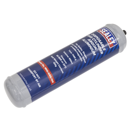 Bouteille de gaz argon jetable 100g