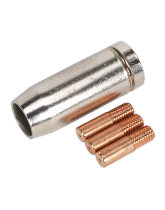 Conical Nozzle x 1 Contact Tip 0.6mm x 3 MB14