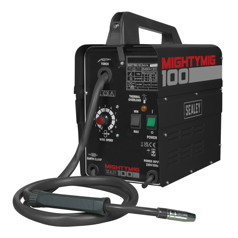 Gasless MIG Welder 100A 230V