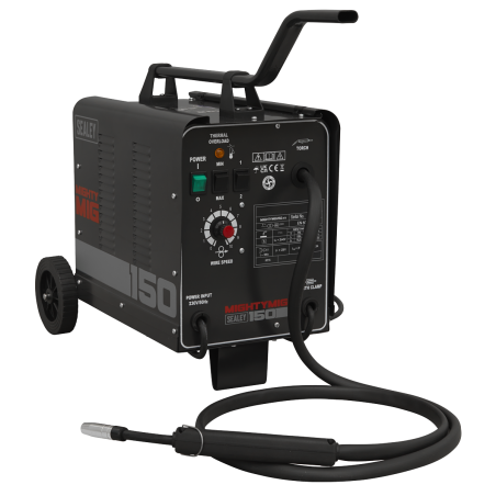 Professional Gas/Gasless MIG Welder 150A 230V