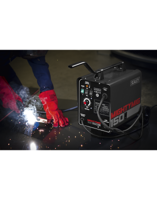 Professional Gas/Gasless MIG Welder 150A 230V