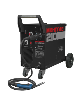 Professional Gas/Gasless MIG Welder with Euro Torch 210A