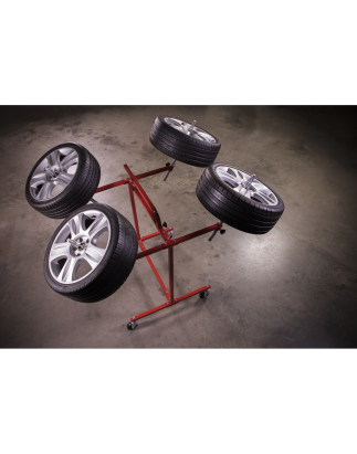 Alloy Wheel Painting/Repair Stand 4 Wheel Capacity