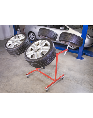 Alloy Wheel Painting/Repair Stand 4 Wheel Capacity