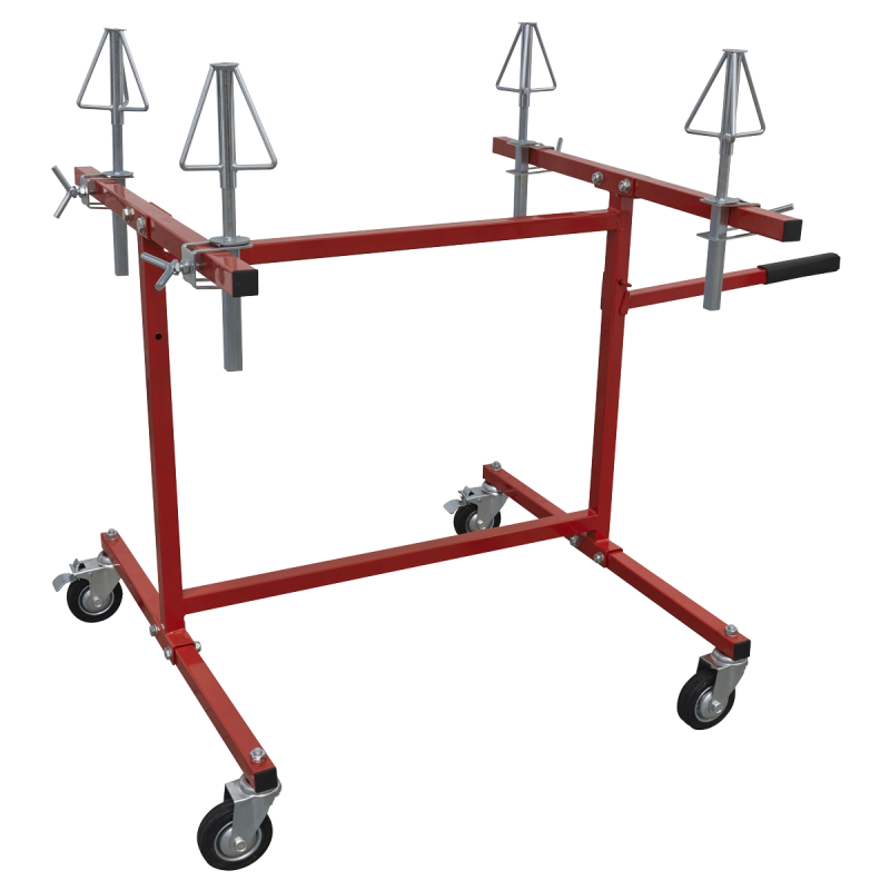 Alloy Wheel Repair/Painting Stand 4 Wheel Capacity