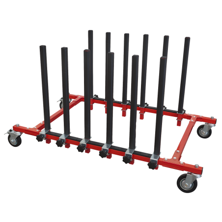 5 Panel Mobile Storage Rack