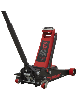 Premier Low Profile Trolley Jack with Rocket Lift 2.5 Tonne