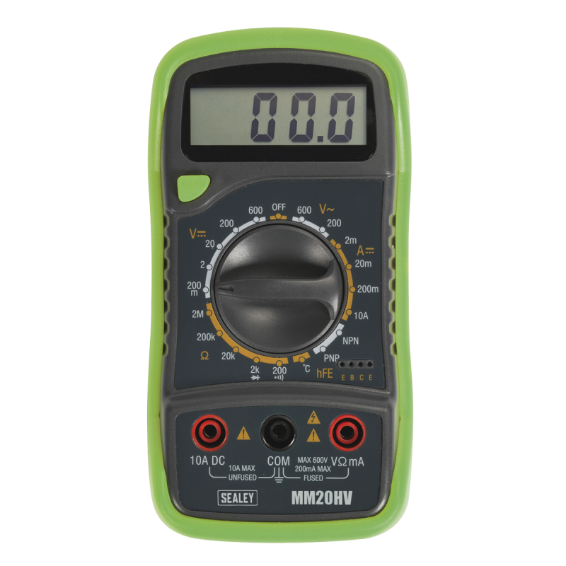 Digital Multimeter 8-Function with Thermocouple Hi-Vis