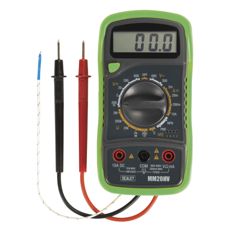 Digital Multimeter 8-Function with Thermocouple Hi-Vis