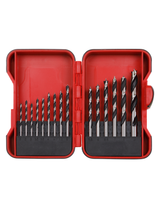 Brad Point Wood Drill Bit Set 15pc