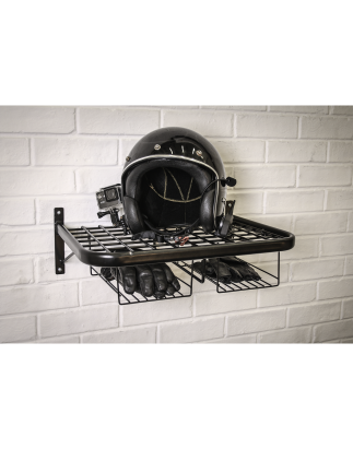 Motorcycle Helmet & Gear Tidy