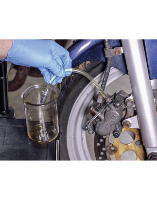 Motorcycle Brake Bleeder - Weighted