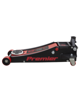 Premier Low Profile Trolley Jack with Rocket Lift 2.5 Tonne