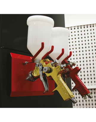 Magnetic 2 Gun Spray Gun Holder