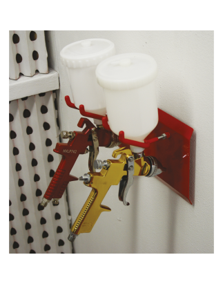 Magnetic 2 Gun Spray Gun Holder