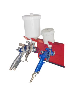 Magnetic 2 Gun Spray Gun Holder