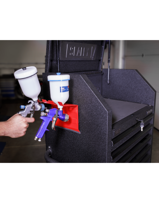 Magnetic 2 Gun Spray Gun Holder