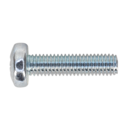 Machine Screw M5 x 20mm Pan Head Pozi Zinc Pack of 100