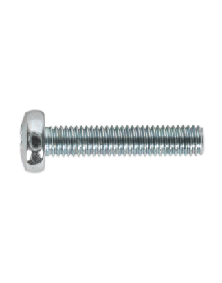 Machine Screw M5 x 25mm Pan Head Pozi Zinc Pack of 50